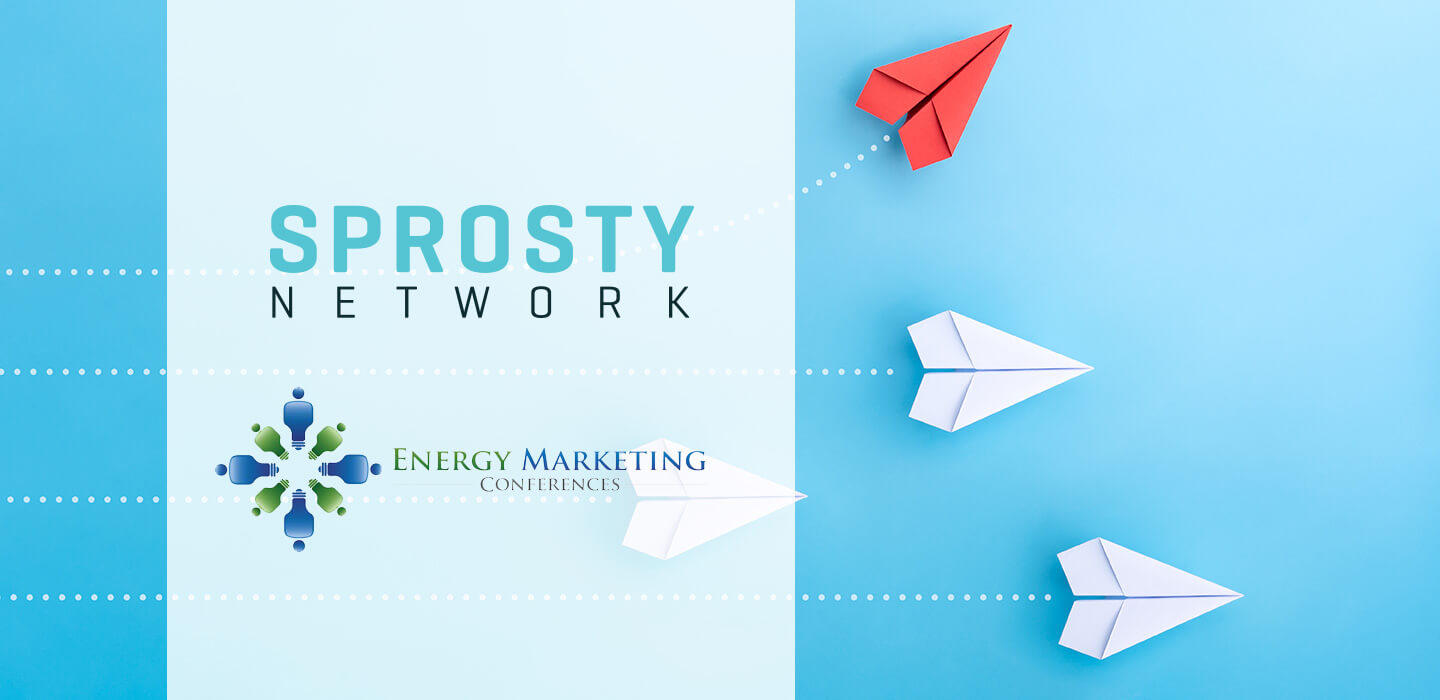 Sprosty Network and Energy Marketing Confernce logos